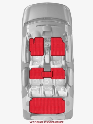 ЭВА коврики «Queen Lux» комплект для Audi A4 Avant (B8)