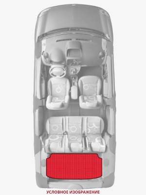 ЭВА коврики «Queen Lux» багажник для Москвич 424